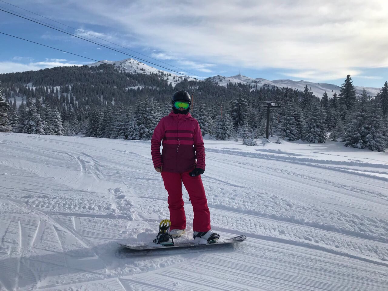 Sanjanka Selina Memić na Snowboard Europa kupu