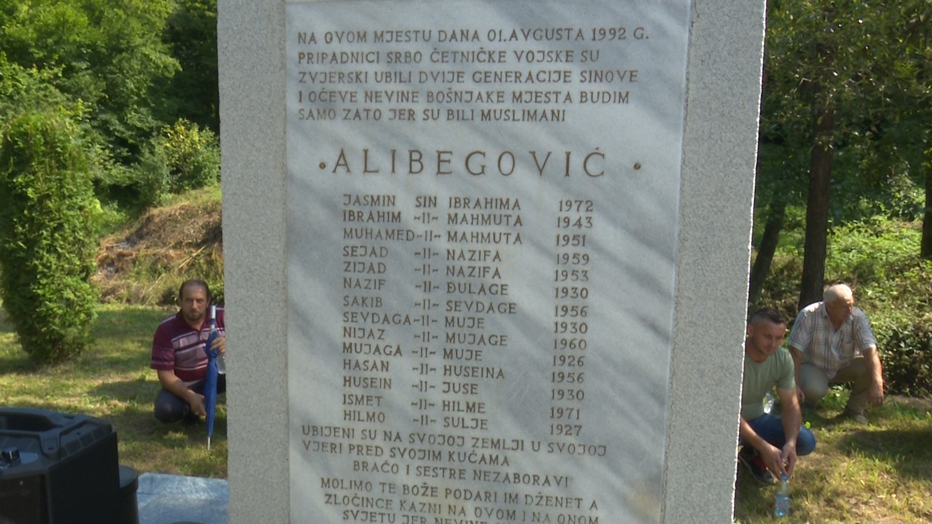 Zločin nad porodicom Alibegović nikad zaboraviti