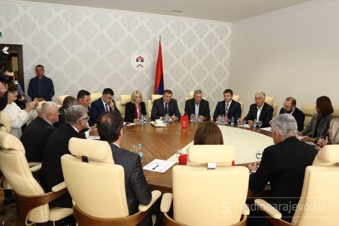 Počeo sastanak Dodika i Čovića u Istočnom Sarajevu