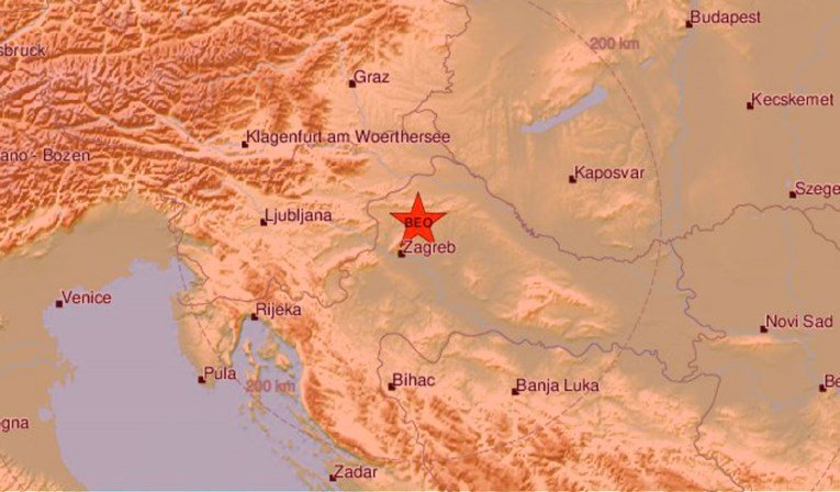 Zemljotres pogodio Zagreb