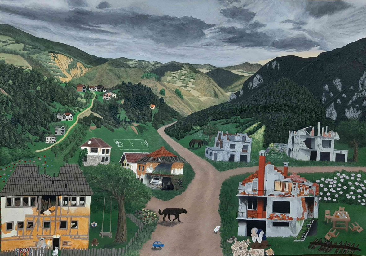 Novi uspjesi Denisa Avdića: Prvo mjesto u Engleskoj sa crtežom Srebrenice