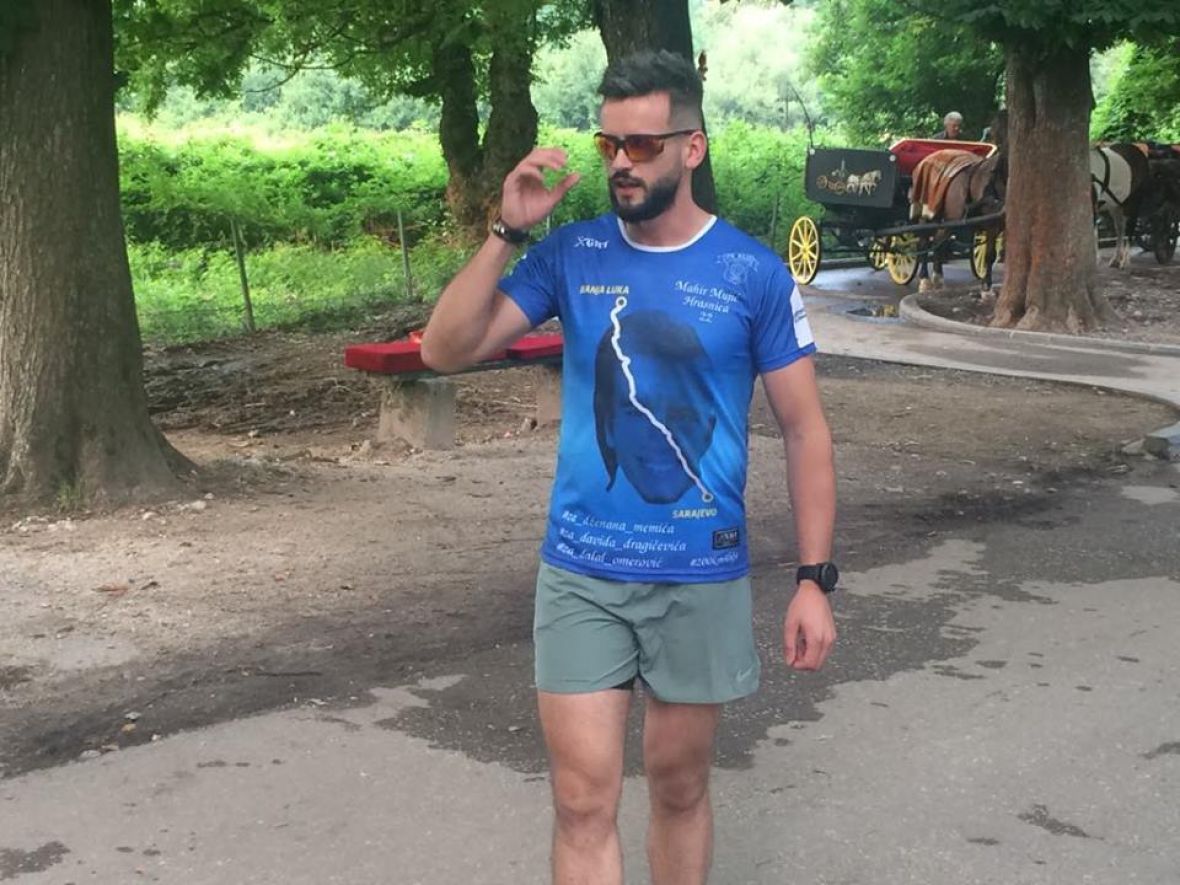 Mahir Mujić trči 150 kilometara kako bi pomogao sugrađaninu Džemalu Makanu
