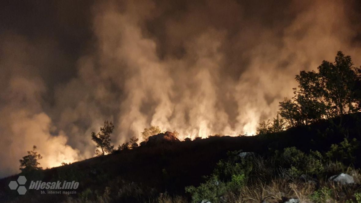 Završena drama iznad Mostara: Nakon 17 sati borbe ugašen požar na Humu