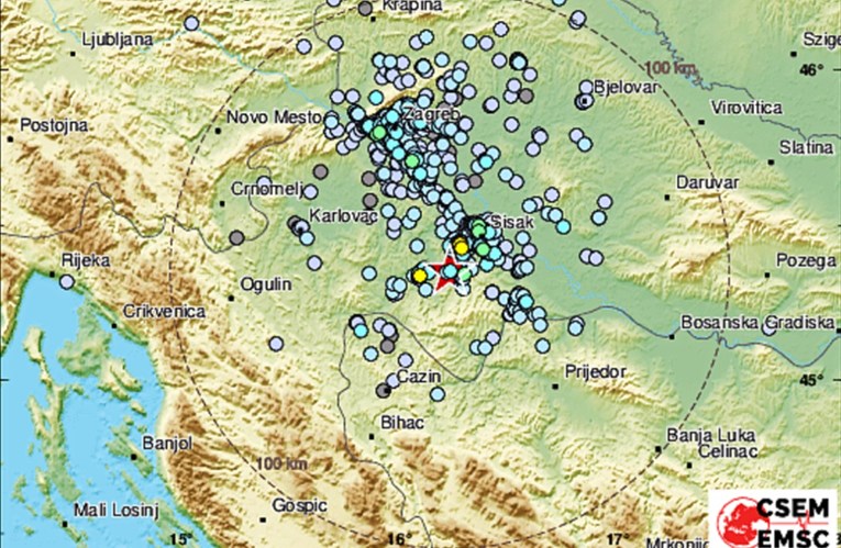 Novi potres magnitude 3.3 kod Petrinje