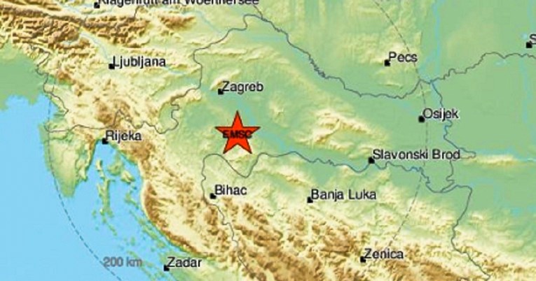 Zemljotres jačine 4,3 po Richteru pogodio Hrvatsku, osjetio se i na sjeveru BiH