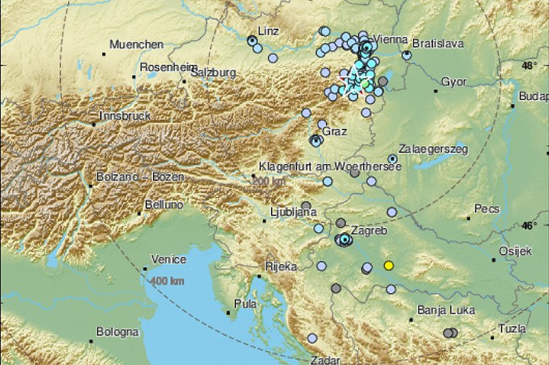 Snažan zemljotres kod Beča, osjetio se i na sjeveru BiH