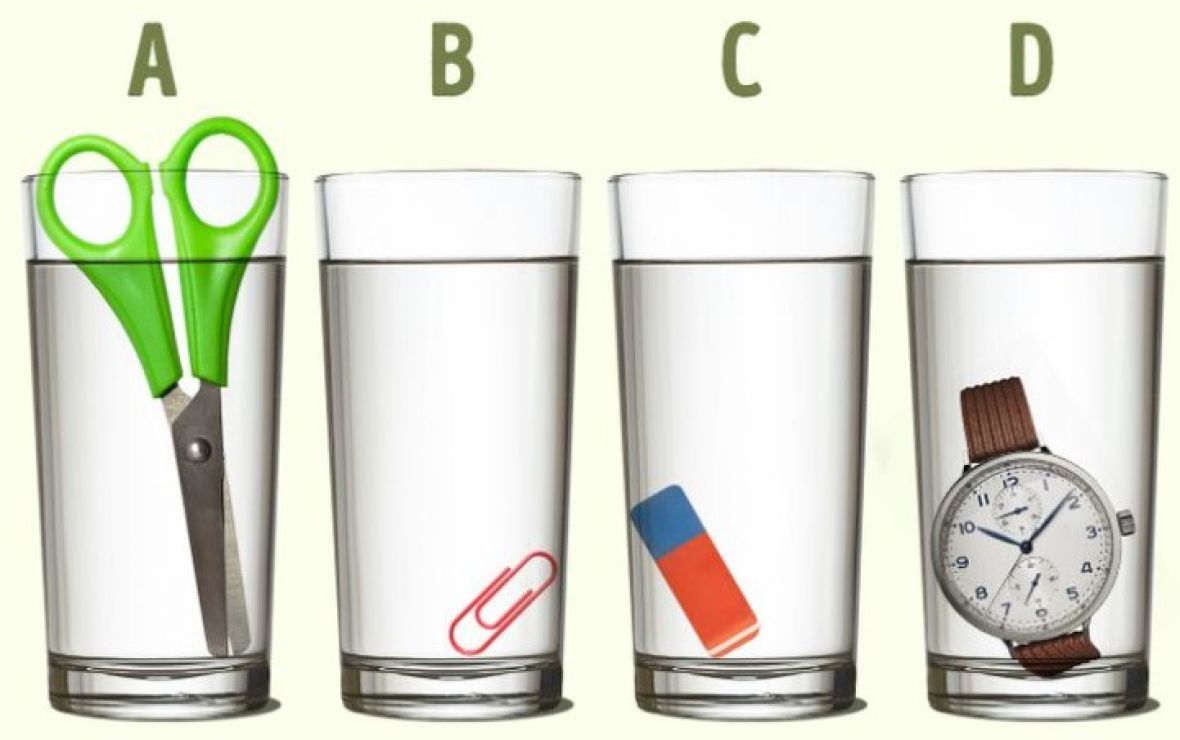 Logička mozgalica: Koja čaša ima više vode?