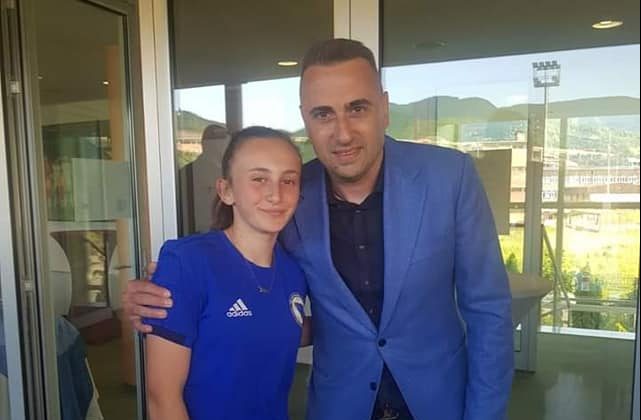 Srdačan susret selektora reprezentacije i Meline Sarajlić