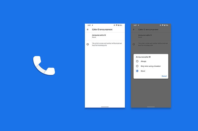 Googleova aplikacija Phone najavljuje ko vas poziva kada telefon zvoni