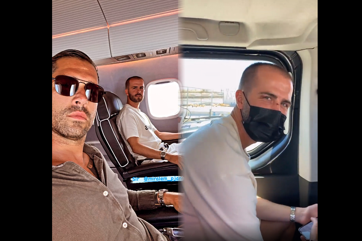 Twitter se usijao u Italiji – Pjanić i Borriello objavili fotografiju iz privatnog aviona