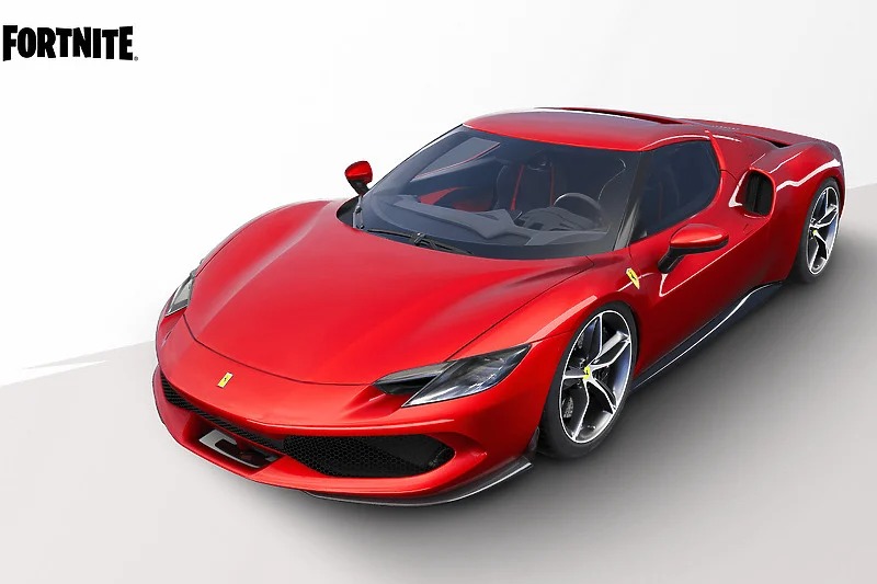 Licencirani Ferrarijev automobil stigao u igru Fortnite