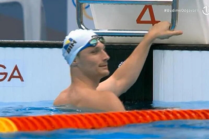 Bh. plivač Emir Muratović zauzeo 42. mjesto na 50 metara slobodnim stilom