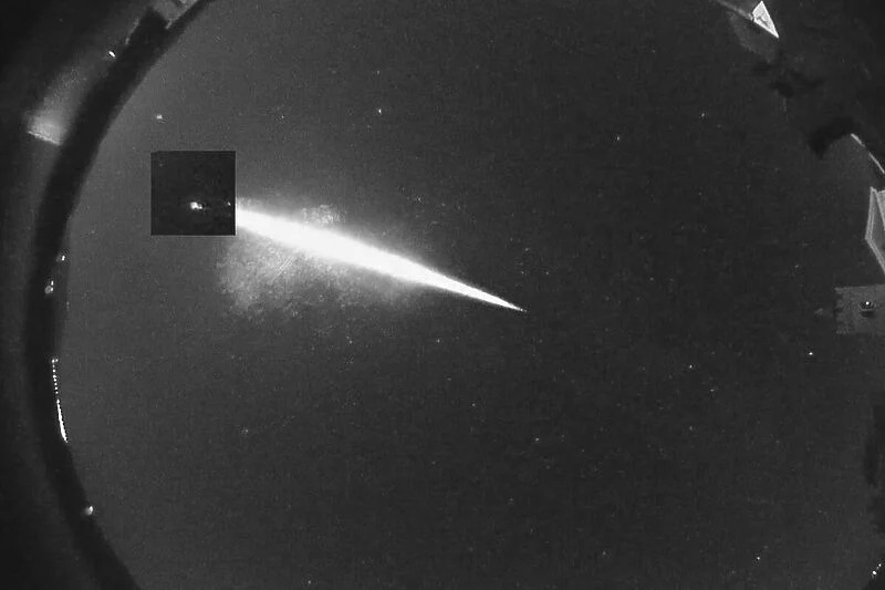 Spektakularan snimak pada meteorita kod Rijeke