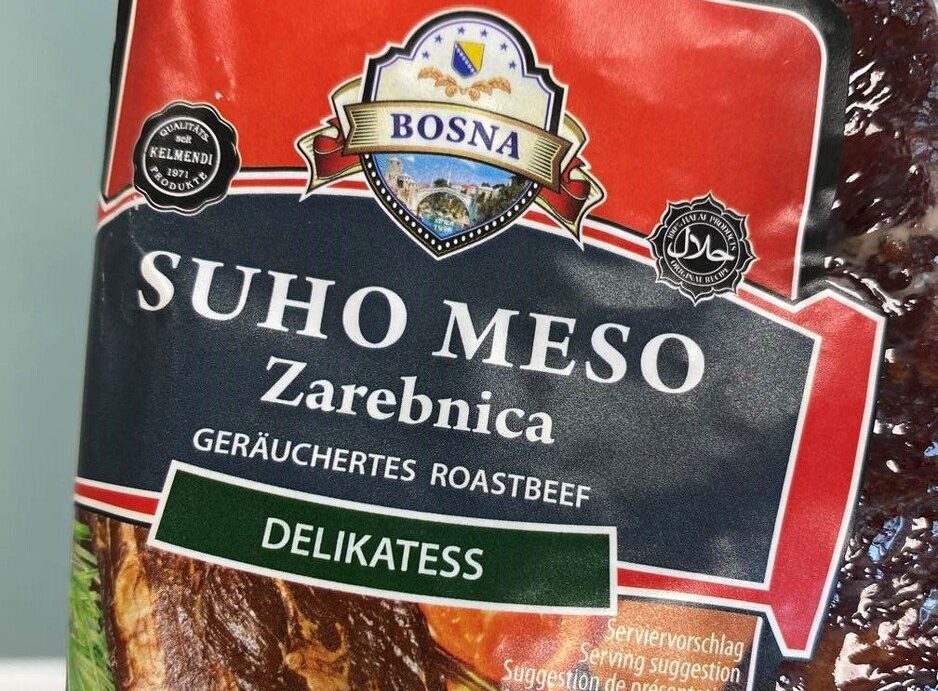 Iz trgovina u Njemačkoj povlači se suhomesnati proizvod s nazivom “Bosna”