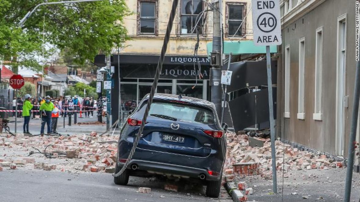 Zemljotres jačine 5,9 stepeni prema Richterovoj skali pogodio Melbourne, oštećene brojne zgrade