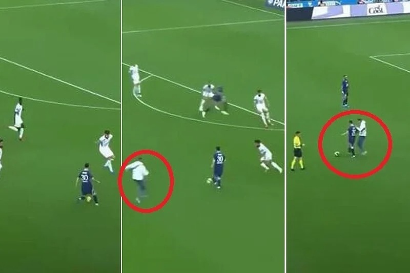 Navijač Marseillea utrčao u teren i spriječio Messija da postigne pogodak