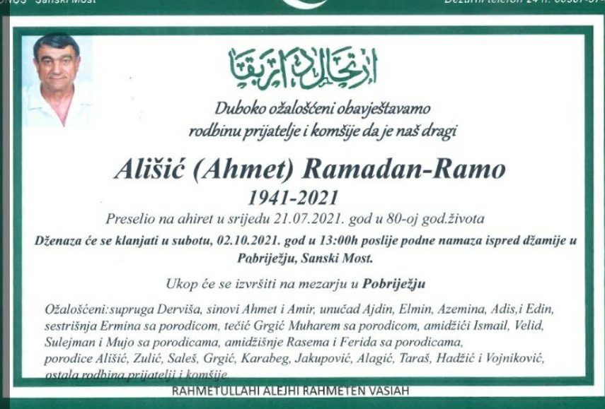 Ališić (Ahmet) Ramadan – Ramo