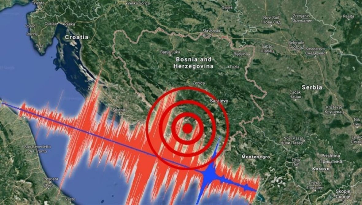 Jak zemljotres zatresao Hrvatsku, osjetio se i u Sanskom Mostu