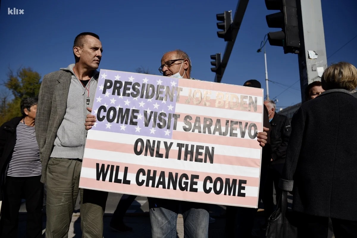 Poruke koje su građani poslali Bidenu: Promjena je moguća samo ako dođete u Sarajevo