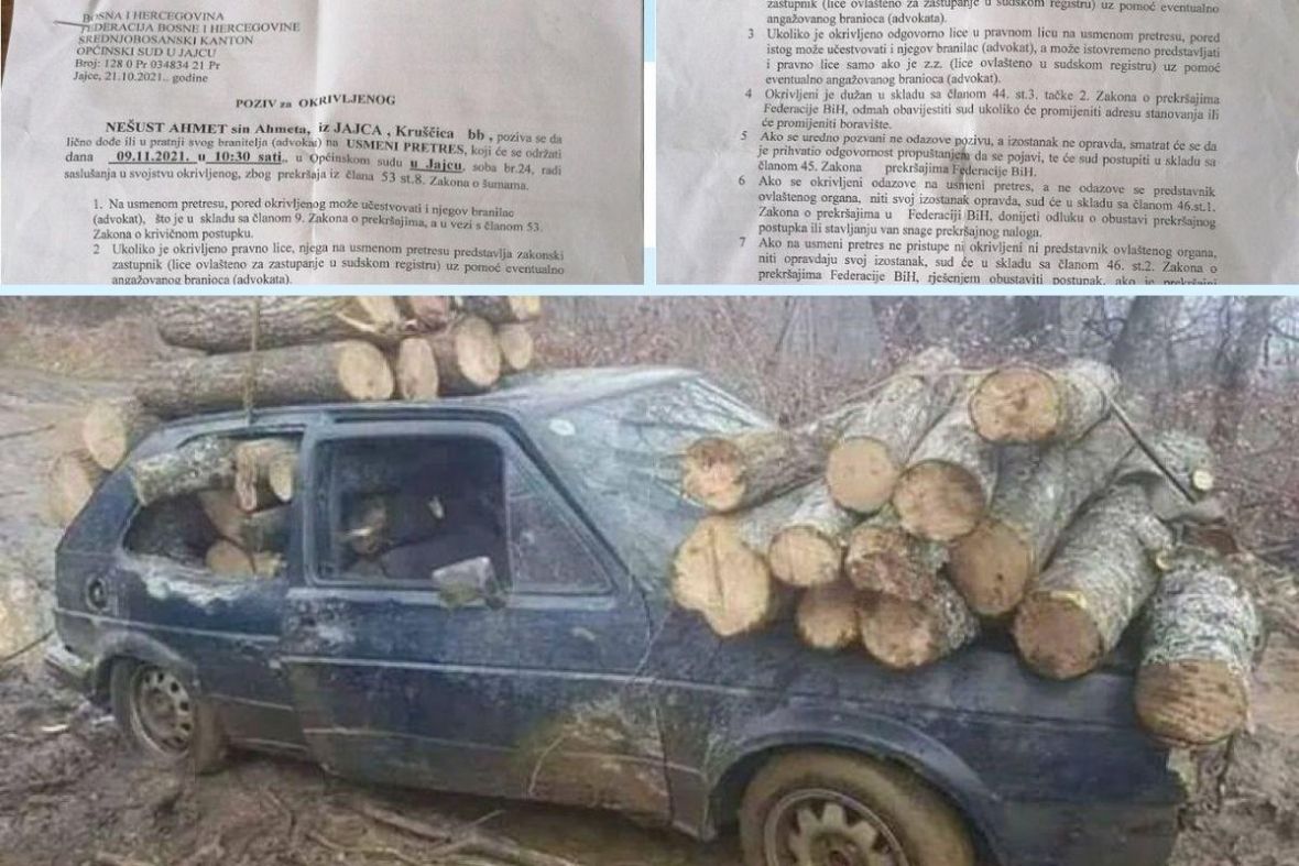 I ovo je BiH: Bosanac zbog štete šumama od 13,80 KM mora na sud