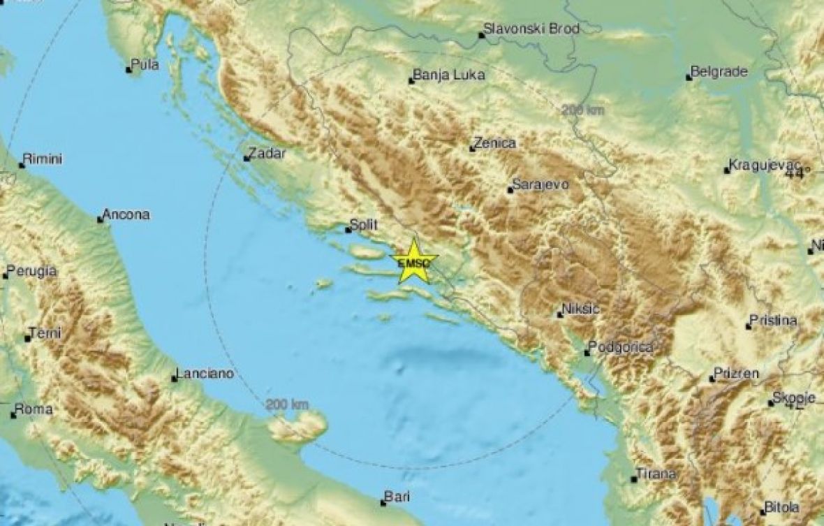 Nemirna noć u susjedstvu: Dva zemljotresa pogodila Hrvatsku