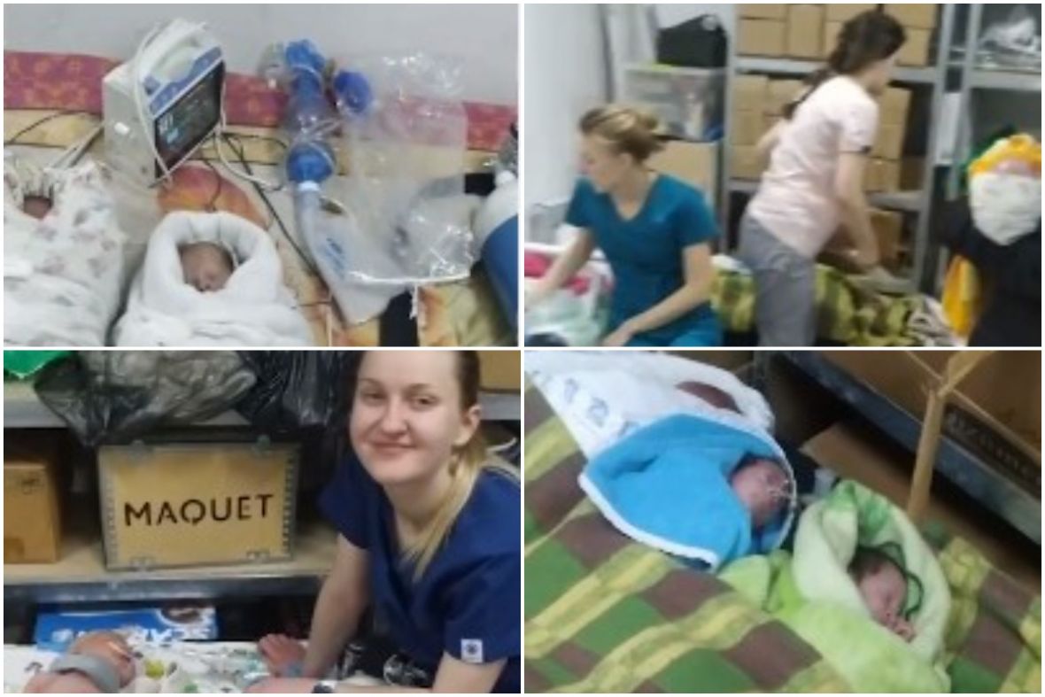Kakav je ovo svijet: Bebe iz bolnica prebačene u skloništa na istoku Ukrajine