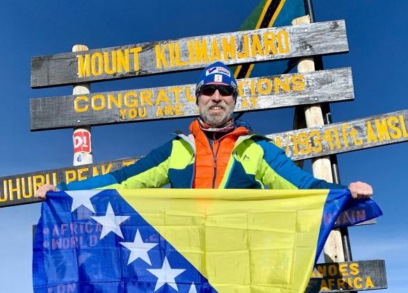 Tomislav Cvitanušić osvojio Kilimandžaro – bh. zastava na vrhu