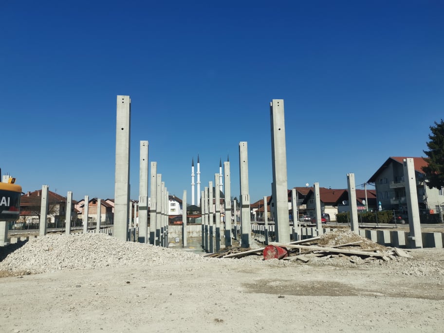 Napreduju radovi na izgradnji jednog od najmodernijih tržnih centara u BiH