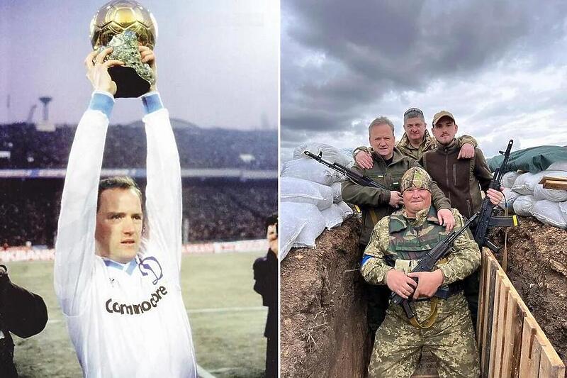 Bio je osvajač Zlatne lopte 1986. godine, a sada je s puškom u rovu oduševio Ukrajince