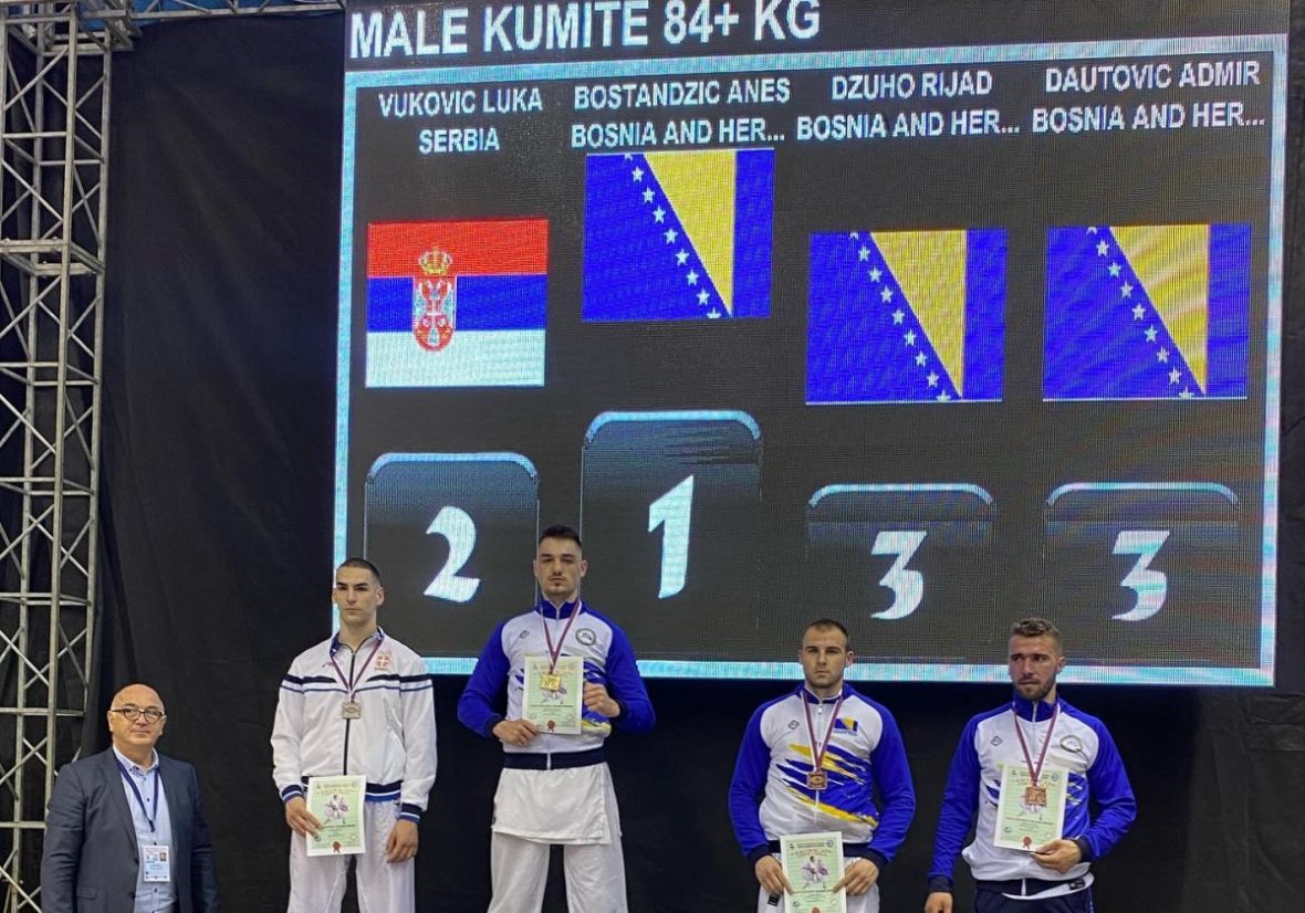 Bravo, majstore: Anes Bostandžić u Beogradu postao prvak Balkana u karateu