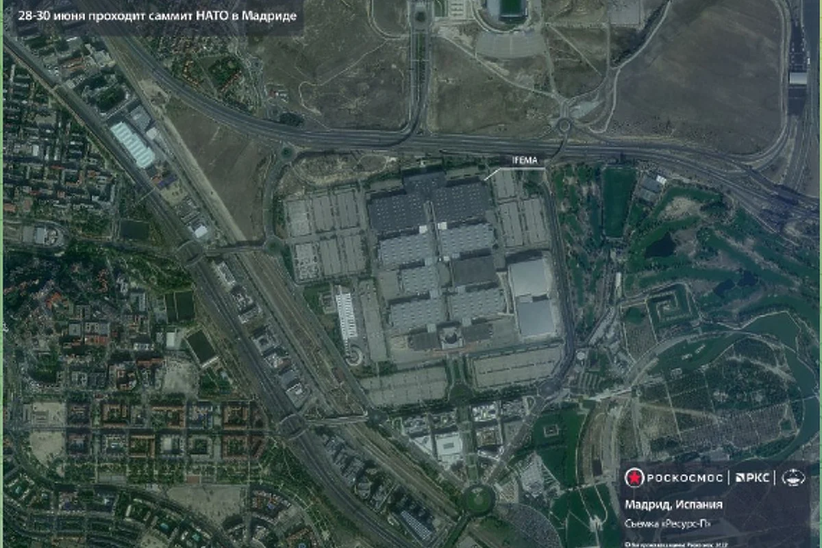 Ruska svemirska agencija objavila satelitske snimke i koordinate NATO samita u Madridu