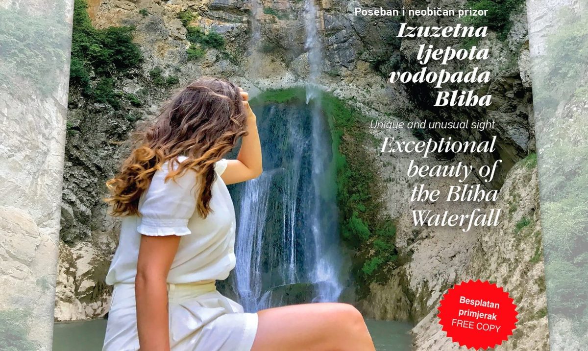 Vodopad Blihe na naslovnici magazina VisitBiH