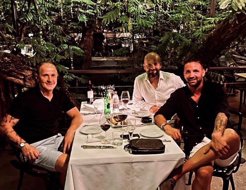 Ibričić na večeri sa sportskim direktorom Sarajeva i bivšim igračem Želje ￼