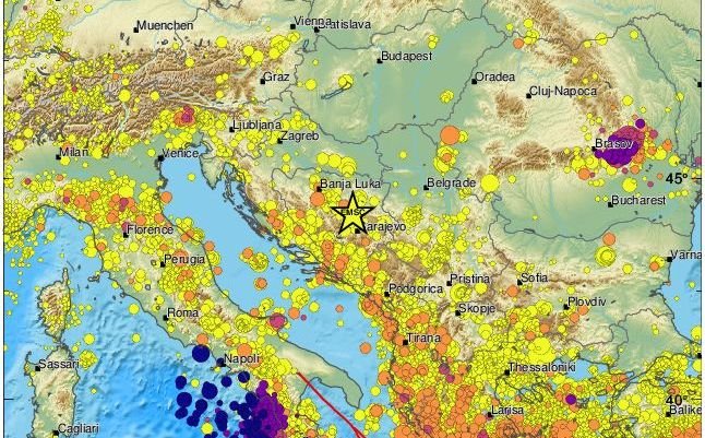 Zemljotres u BiH, građani pišu: “Jak, bučan potres, nekoliko sekundi”