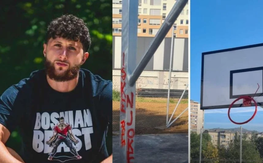 Sramotno: Jusuf Nurkić djeci Tuzle poklonio košarkaški teren, vandali ga uništili