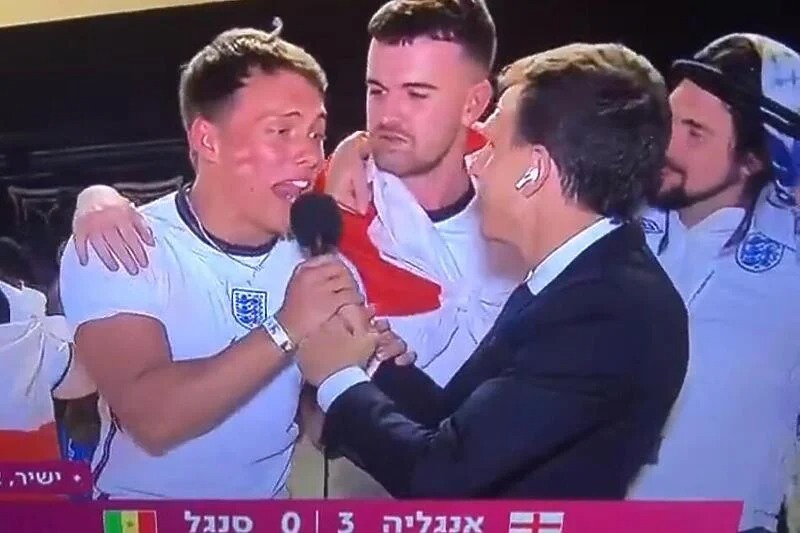 Snimak navijača Engleske je hit na mrežama: Izraelskom novinaru vikao “sloboda Palestini”