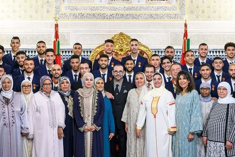 Marokanci na svečani prijem kod kralja došli s majkama, odata im najveća počast