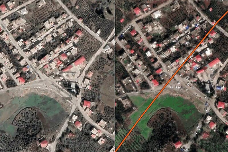 Satelitski snimci pokazuju kako se promijenio izgled krajolika nakon zemljotresa