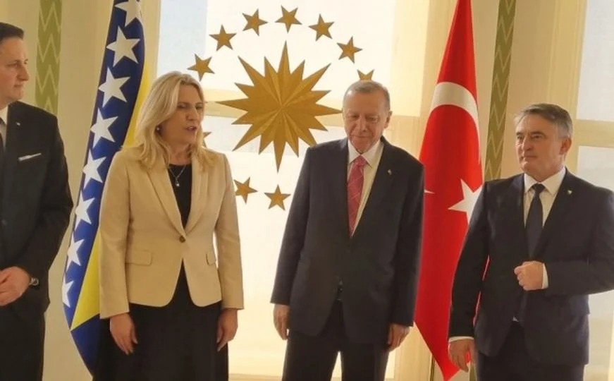 Članovi Predsjedništva sa Predsjednikom Turske Erdoganom: U toku je radni ručak