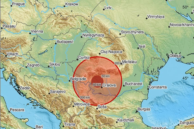 Snažan zemljotres zatresao Rumuniju, osjetio se i u brojnim gradovima u Srbiji