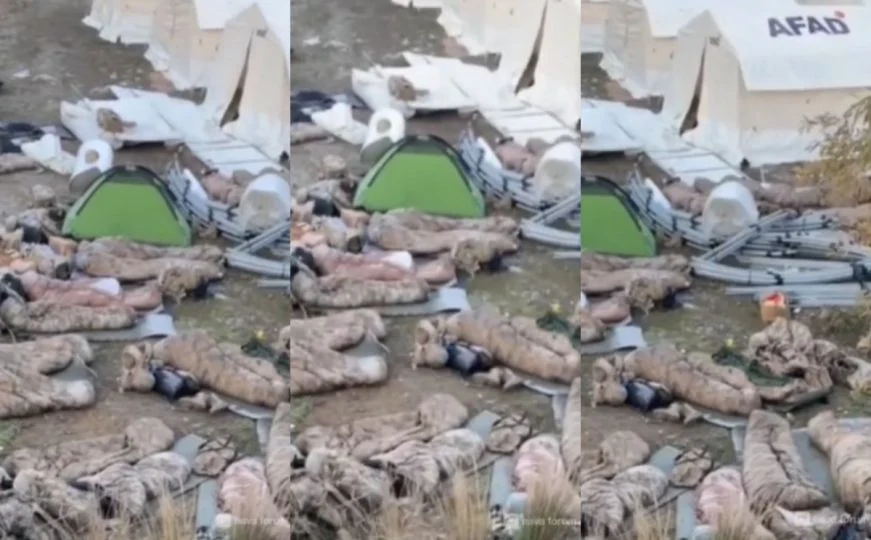 Turski vojnici proveli noć u vrećama za spavanje kako ne bi zauzimali šatore