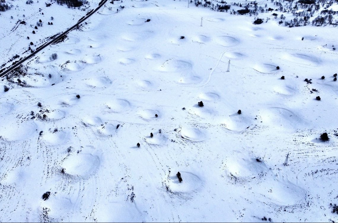 Prirodni fenomen “vrtače” kod Bosanskog Petrovca plijeni pažnju i pod snijegom