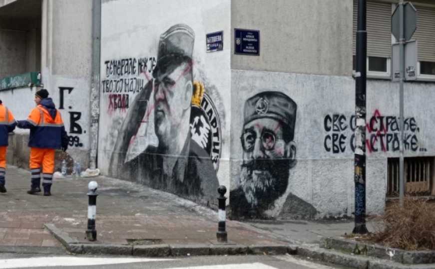 Akcija čišćenja u Srbiji: Traže uklanjanje grafita i murala posvećenih Ratku Mladiću