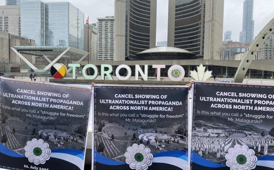 IGK i bh. zajednica u Kanadi: Protestom zatražili zabranu prikazivanja filma ‘RS borba za slobodu’
