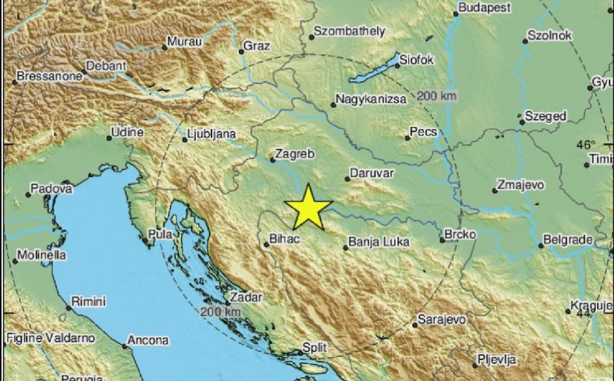 Zemljotres pogodio Hrvatsku: ‘Jako je zatreslo, užasan zvuk’