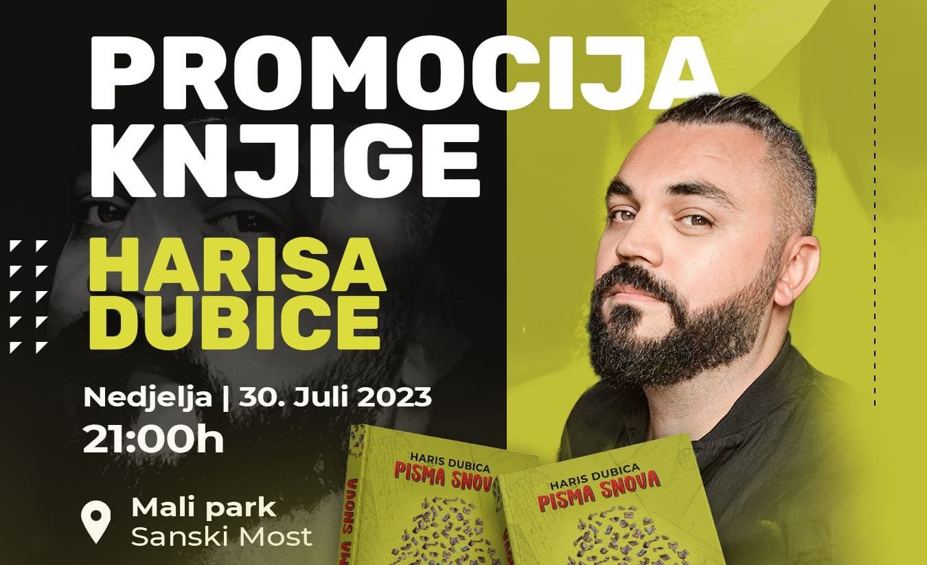 Promocija knjige Harisa Dubice u Sanskom Mostu