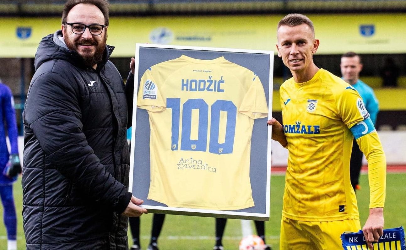 100 utakmica Nermina Hodžića u dresu NK Domžale