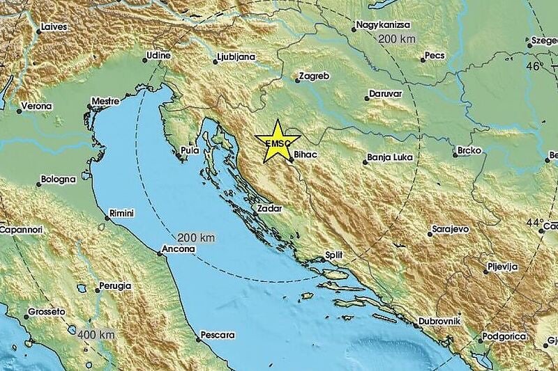 Jak zemljotres registrovan u Hrvatskoj, osjetio se i u Sanskom Mostu